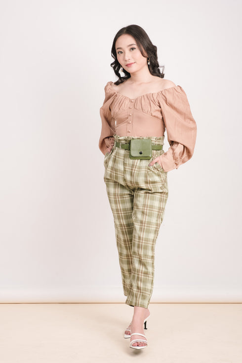 Femme Pants with Belt Bag